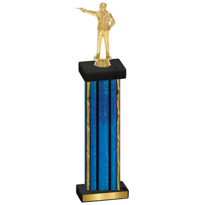 Single Blue Glacier Shooter Trophy