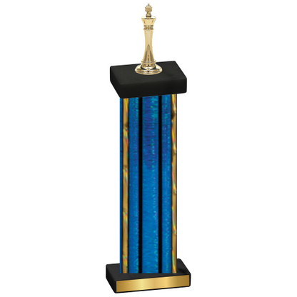 Single Blue Glacier Chess Trophy