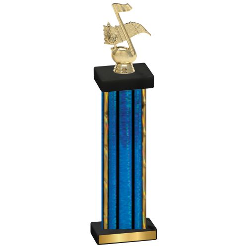 Single Blue Glacier Music Trophy