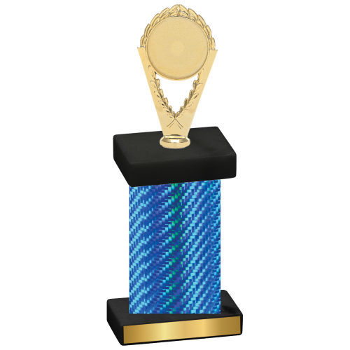 Single Blue Carbon Fiber Insert Trophy