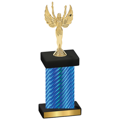 Single Blue Carbon Fiber Victory Trophy