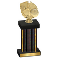 Single Black Glacier Basketball Trophy