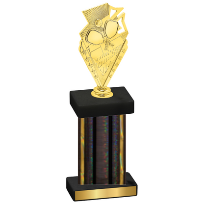 Single Black Glacier Pickleball Trophy