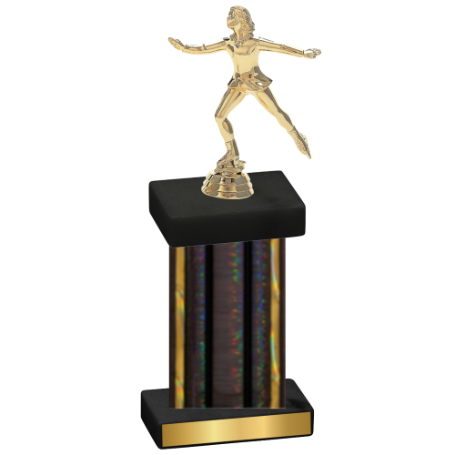 Single Black Glacier Skater Trophy