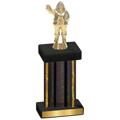 Single Black Glacier Holiday Trophy