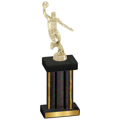 Single Black Glacier Basketball Trophy