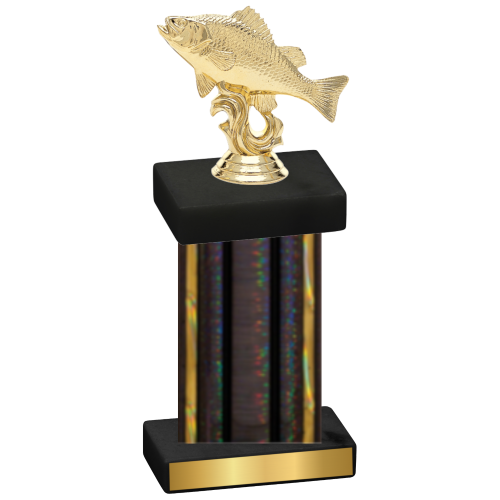 Single Black Glacier Fishing Trophy