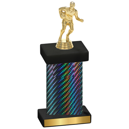 Single Black Carbon Fiber Rugby Trophy