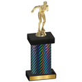 Single Black Carbon Fiber Swimming Trophy