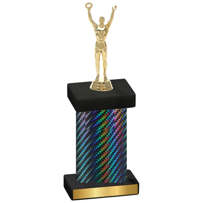 Single Black Carbon Fiber Victory Trophy