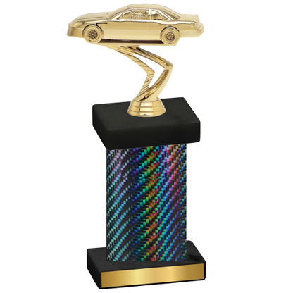 Single Black Carbon Fiber Cars Trophy