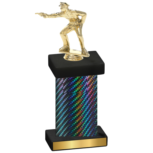 Single Black Carbon Fiber Shooter Trophy