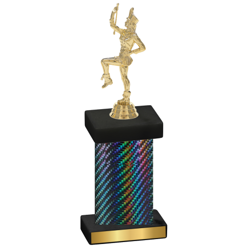 Single Black Carbon Fiber Majorette Trophy