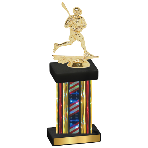 Single Flag USA Lacrosse Trophy