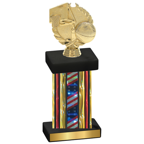 Single Flag USA Basketball Trophy