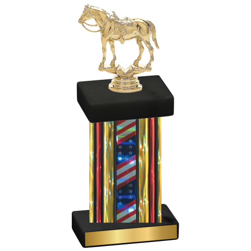 Single Flag USA Horses Trophy