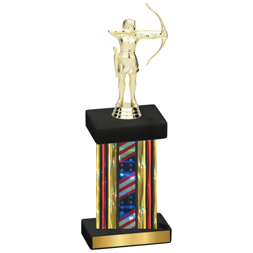 Single Flag USA Archery Trophy