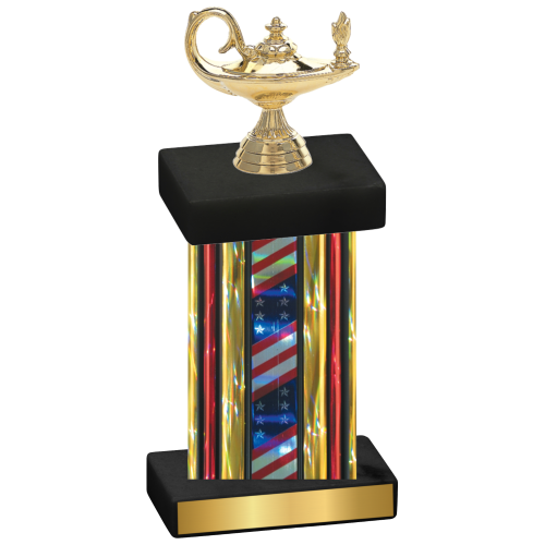 Single Flag USA Academics Trophy