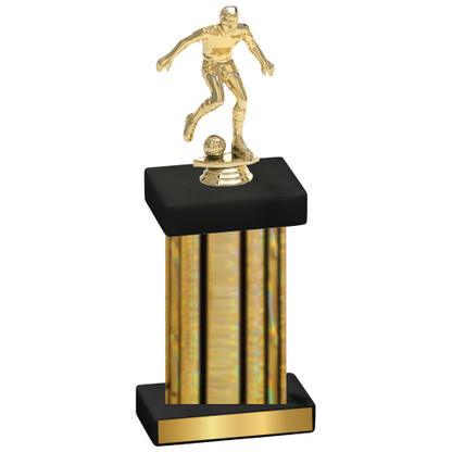 Single Gold Glacier Soccer Trophy