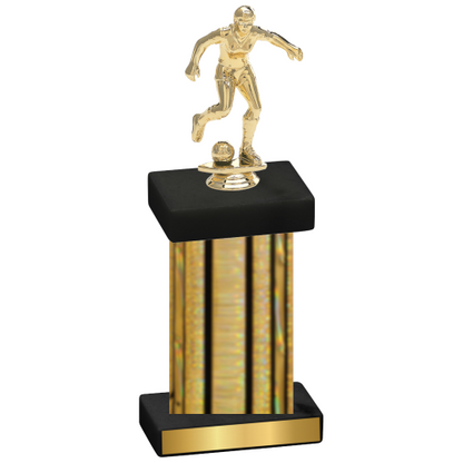 Single Gold Glacier Soccer Trophy