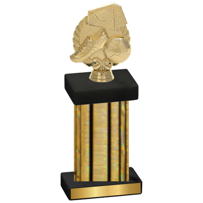 Single Gold Glacier Soccer Trophy