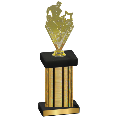 Single Gold Glacier Rugby Trophy