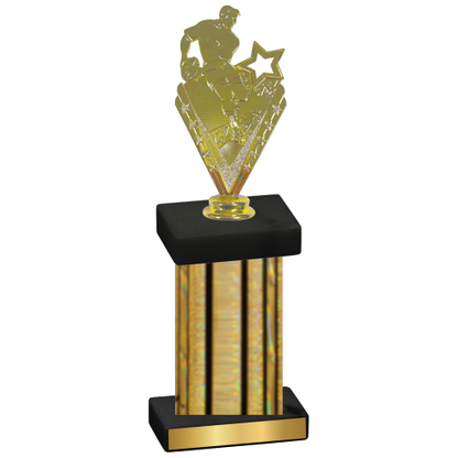 Single Gold Glacier Rugby Trophy