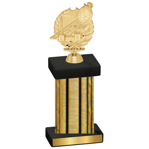 Single Gold Glacier Swimming Trophy