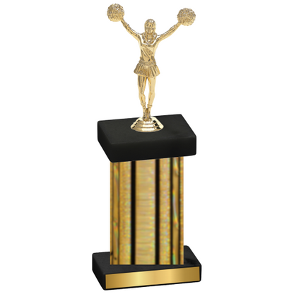 Single Gold Glacier Cheerleading Trophy