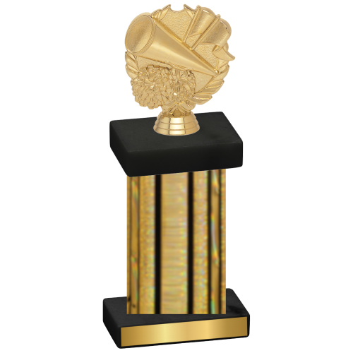 Single Gold Glacier Cheerleading Trophy