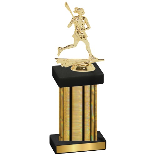 Single Gold Glacier Lacrosse Trophy