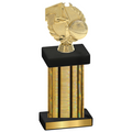 Single Gold Glacier Basketball Trophy