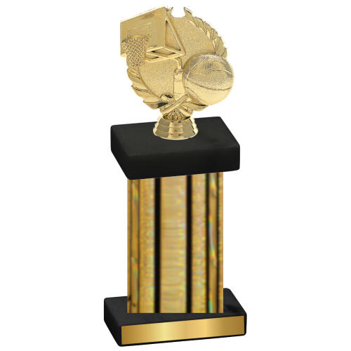 Single Gold Glacier Basketball Trophy