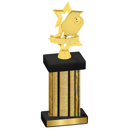 Single Gold Glacier Pickleball Trophy