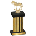 Single Gold Glacier Horses Trophy