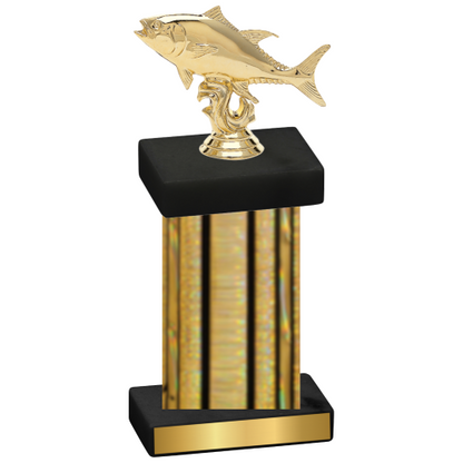 Single Gold Glacier Fishing Trophy