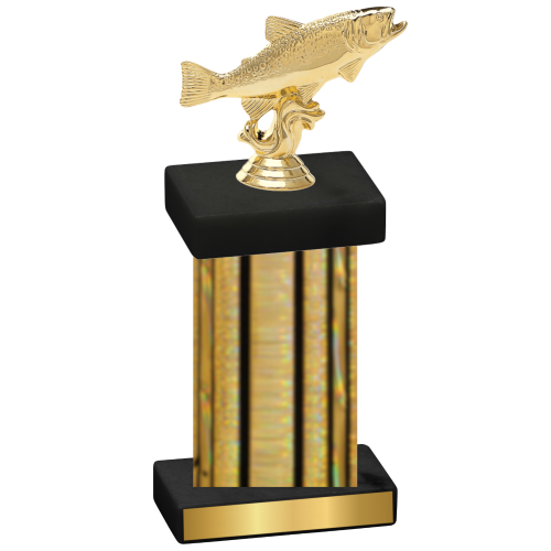 Single Gold Glacier Fishing Trophy