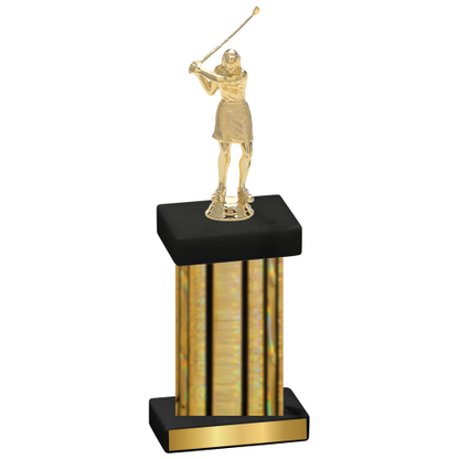 Single Gold Glacier Golf Trophy