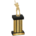 Single Gold Glacier Baseball Trophy