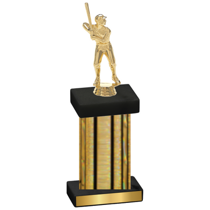 Single Gold Glacier Baseball Trophy