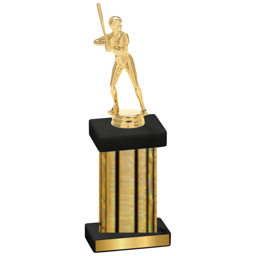 Single Gold Glacier Softball Trophy