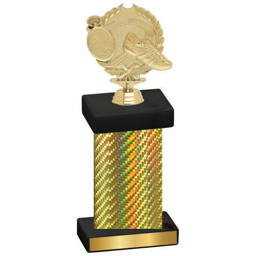 Single Gold Carbon Fiber Running Trophy