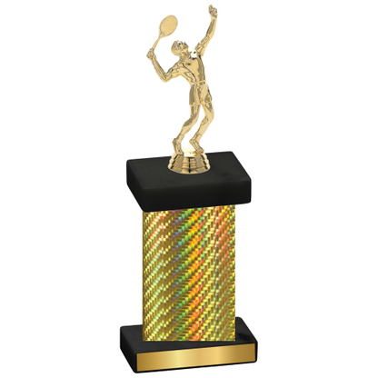 Single Gold Carbon Fiber Tennis Trophy