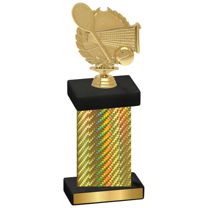 Single Gold Carbon Fiber Tennis Trophy