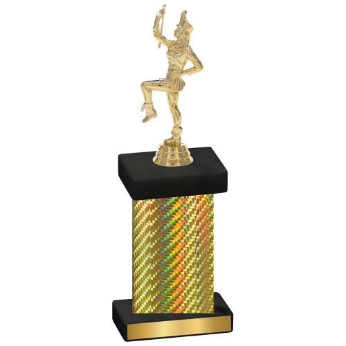 Single Gold Carbon Fiber Majorette Trophy