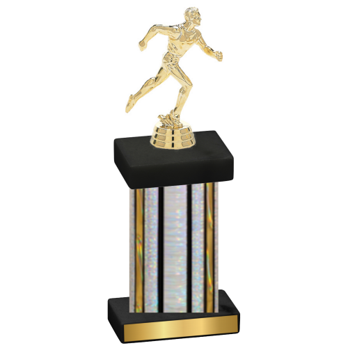 Single Silver Glacier Running Trophy