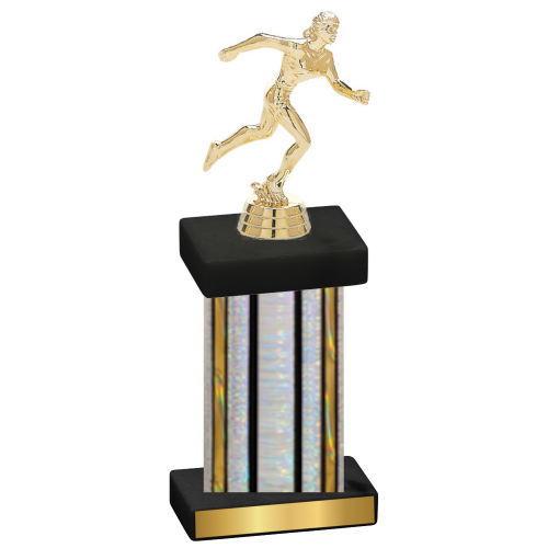 Single Silver Glacier Running Trophy