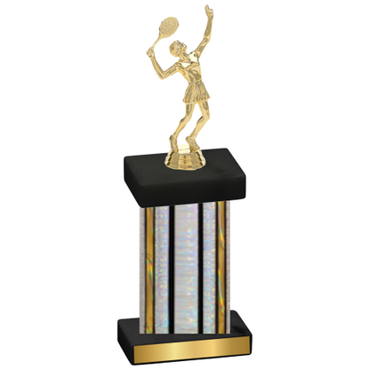 Single Silver Glacier Tennis Trophy