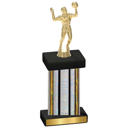 Single Silver Glacier Volleyball Trophy