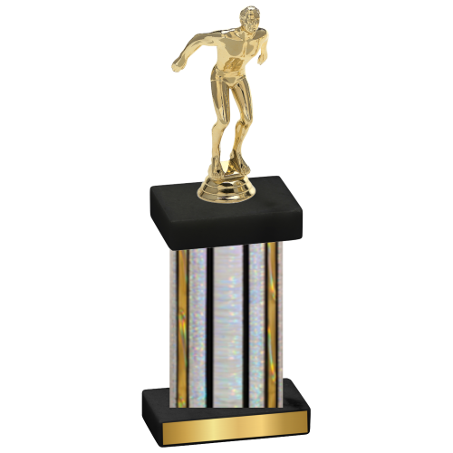 Single Silver Glacier Swimming Trophy